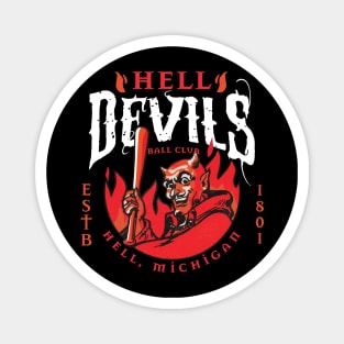 Hell Michigan Devils Magnet